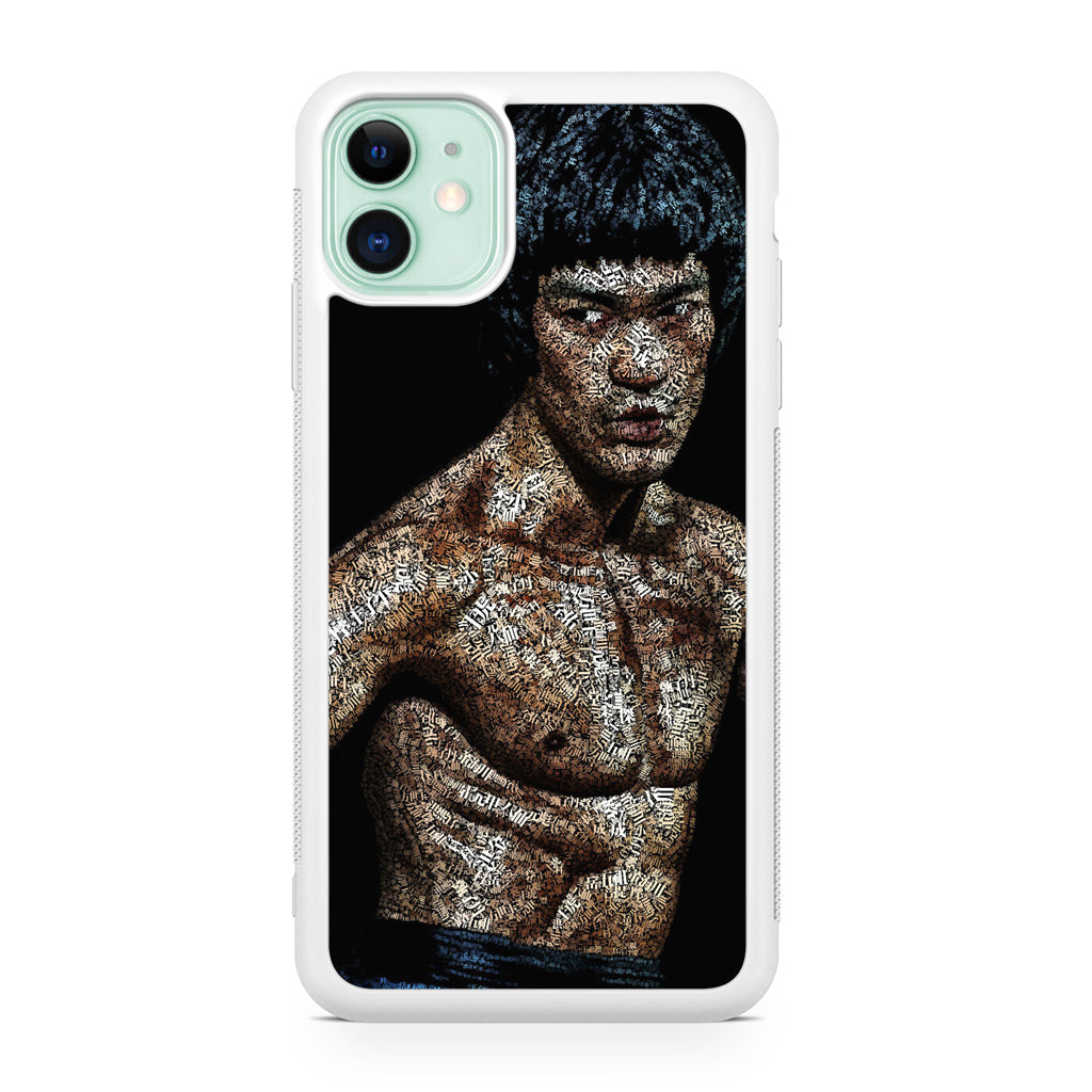 Bruce Lee Typograph iPhone 12 Case