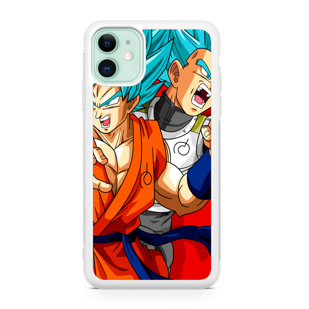 Dragon Ball Super SSGSS Goku And Vegeta iPhone 12 Case