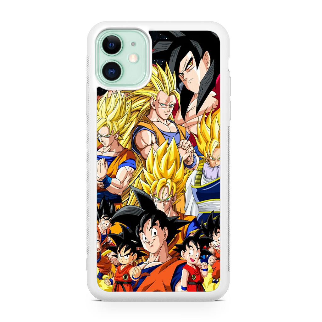 Dragon Ball Z Son Goku Transformation iPhone 12 Case