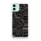 Fix You Lyrics iPhone 12 Case
