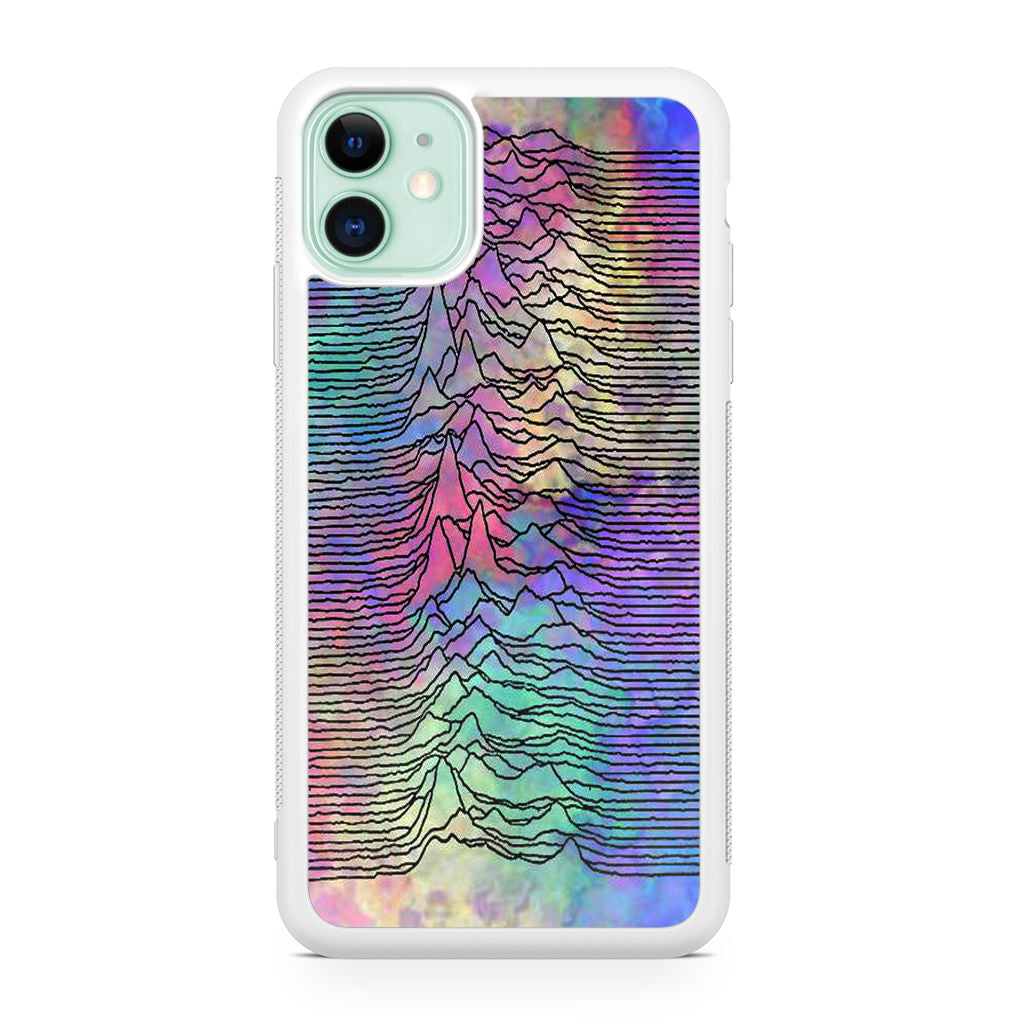 Joy Division Unknown Pleasures Colorful iPhone 12 Case