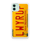 LWYRUP License Plate iPhone 12 Case