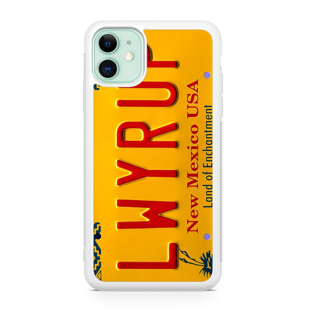 LWYRUP License Plate iPhone 12 Case