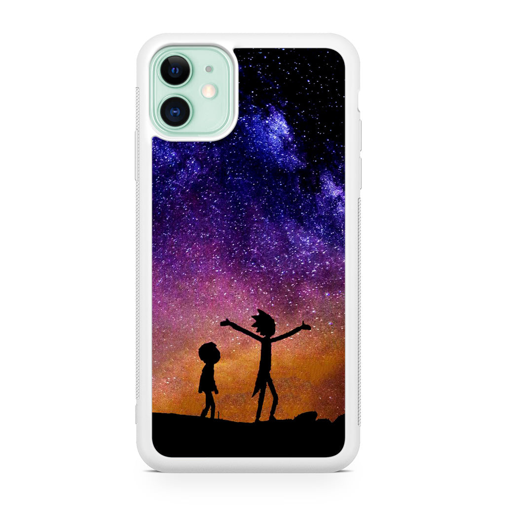 Rick And Morty Space Nebula iPhone 12 Case