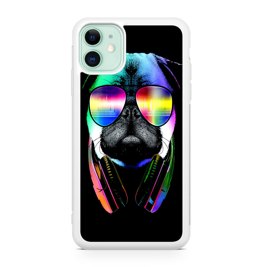 Music Lover Pug V iPhone 12 Case