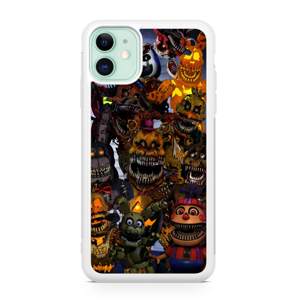 Five Nights at Freddy's Scary Characters iPhone 11 Case