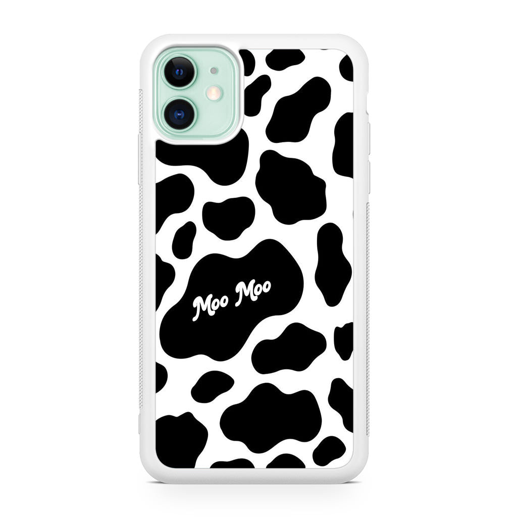 Moo Moo Pattern iPhone 11 Case