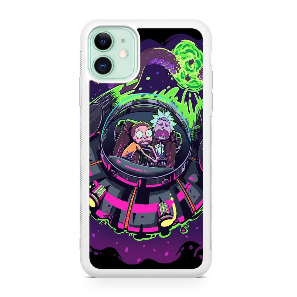 Rick And Morty Spaceship iPhone 11 Case