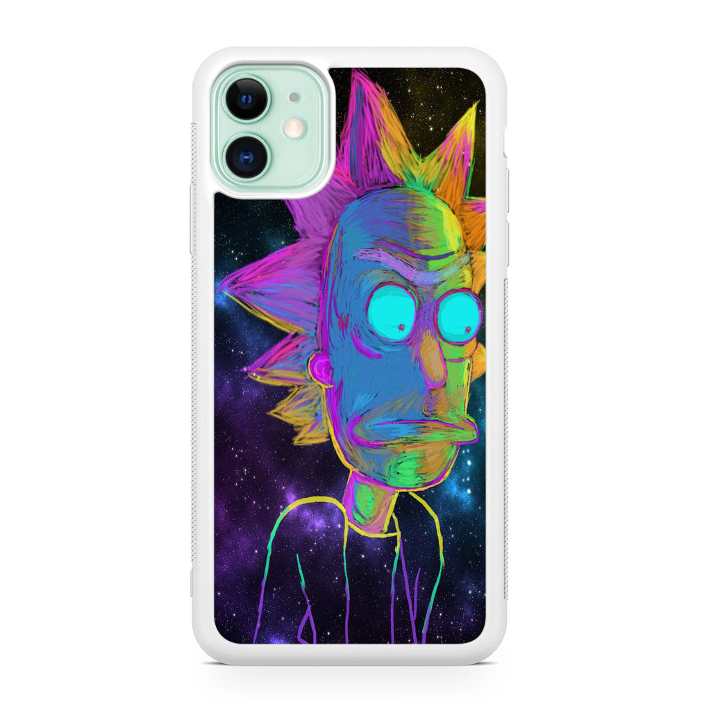 Rick Colorful Crayon Space iPhone 11 Case