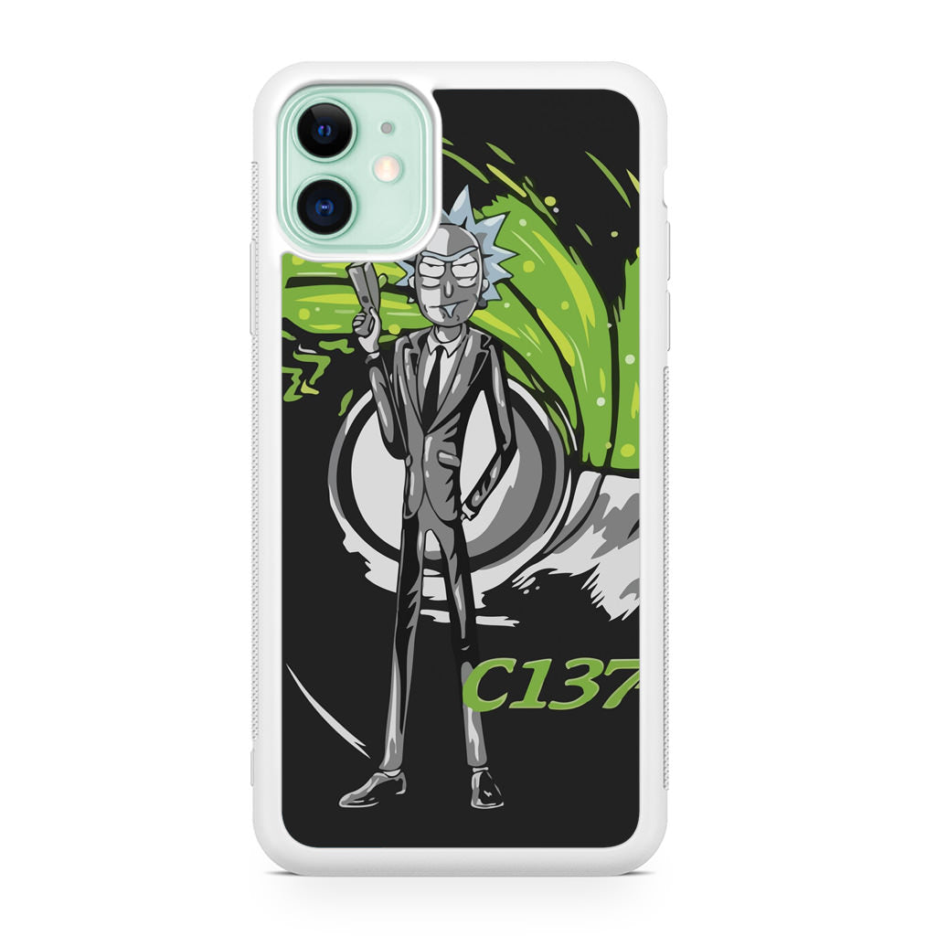 Rick Sanchez Agent C137 iPhone 11 Case