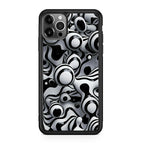 Abstract Art Black White iPhone 12 Pro Max Case