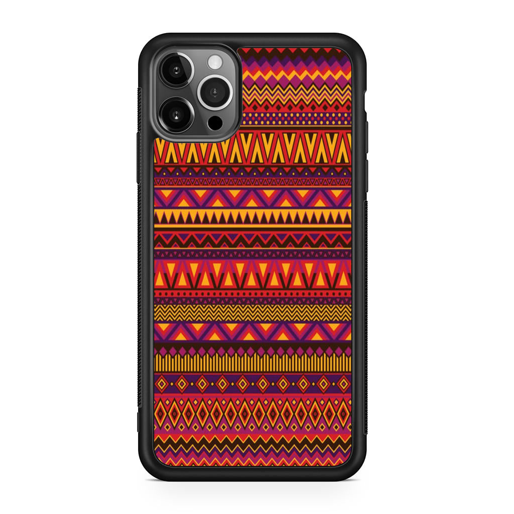 African Aztec Pattern iPhone 12 Pro Max Case