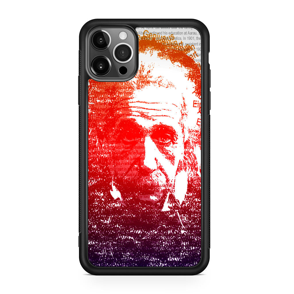 Albert Einstein Art iPhone 12 Pro Max Case