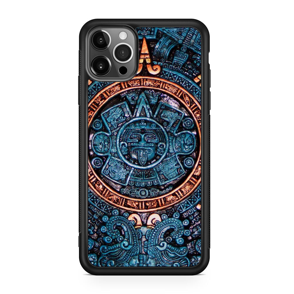 Aztec Calendar iPhone 12 Pro Case