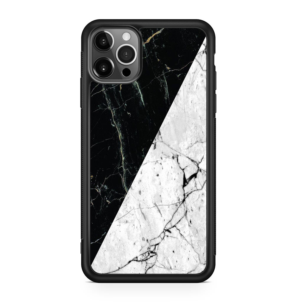 B&W Marble iPhone 12 Pro Case