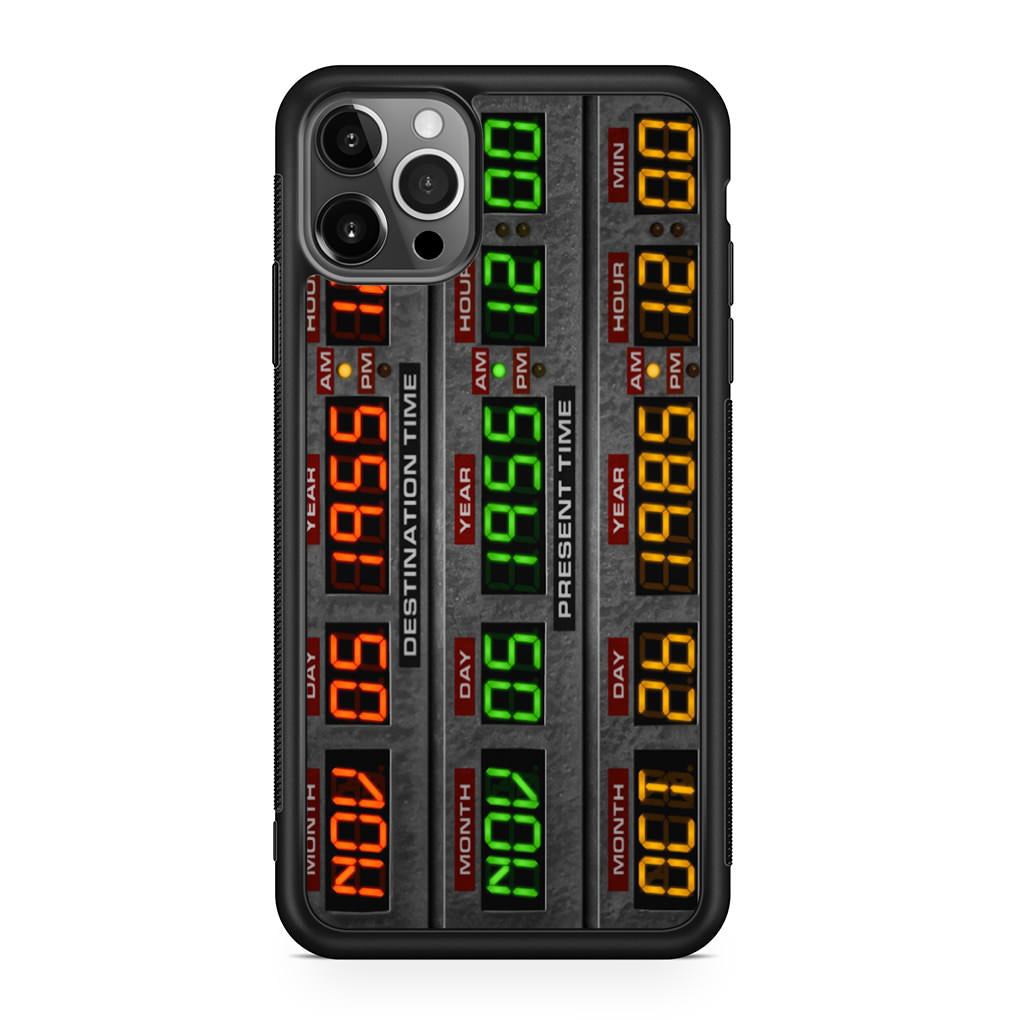 Back To The Future Time Circuits iPhone 12 Pro Max Case