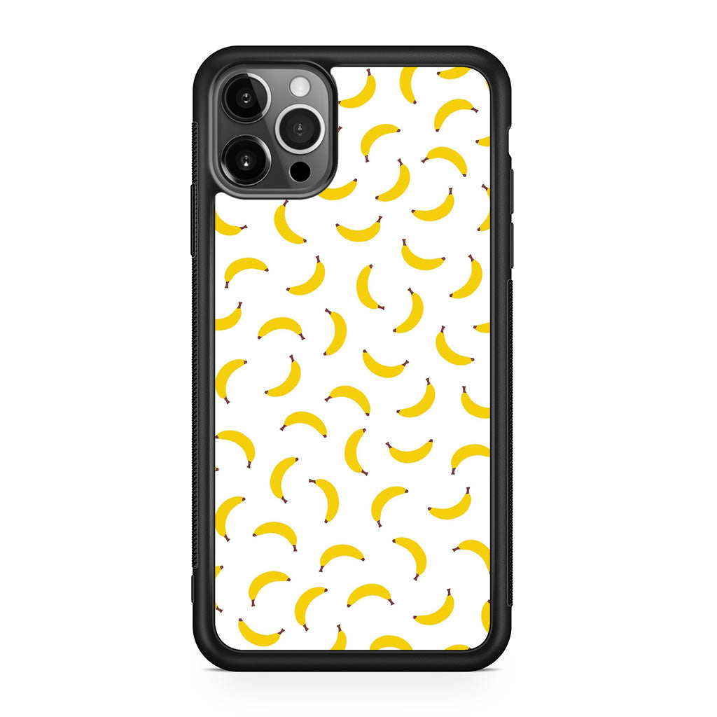 Bananas Fruit Pattern iPhone 12 Pro Case