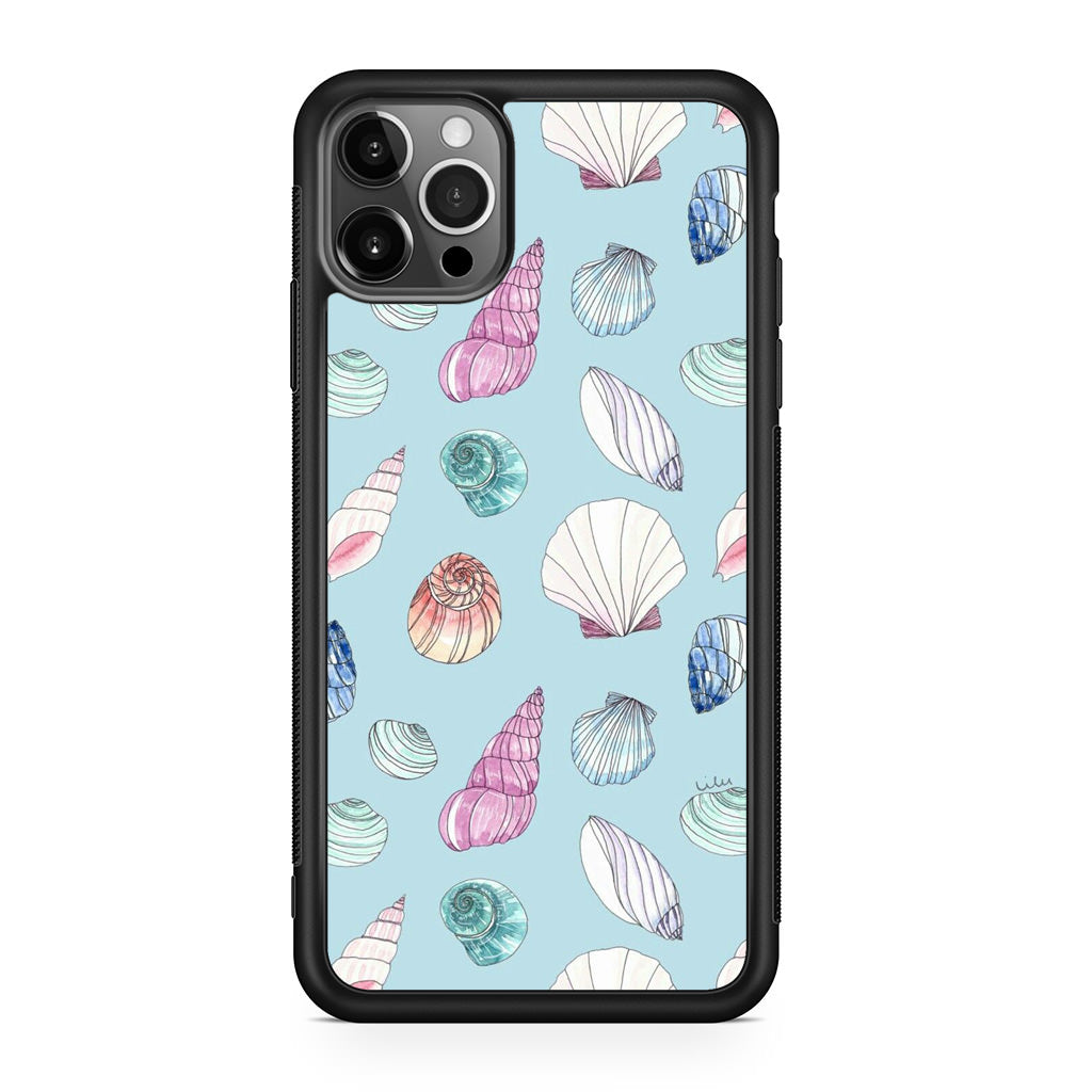 Beach Shells Pattern iPhone 12 Pro Case