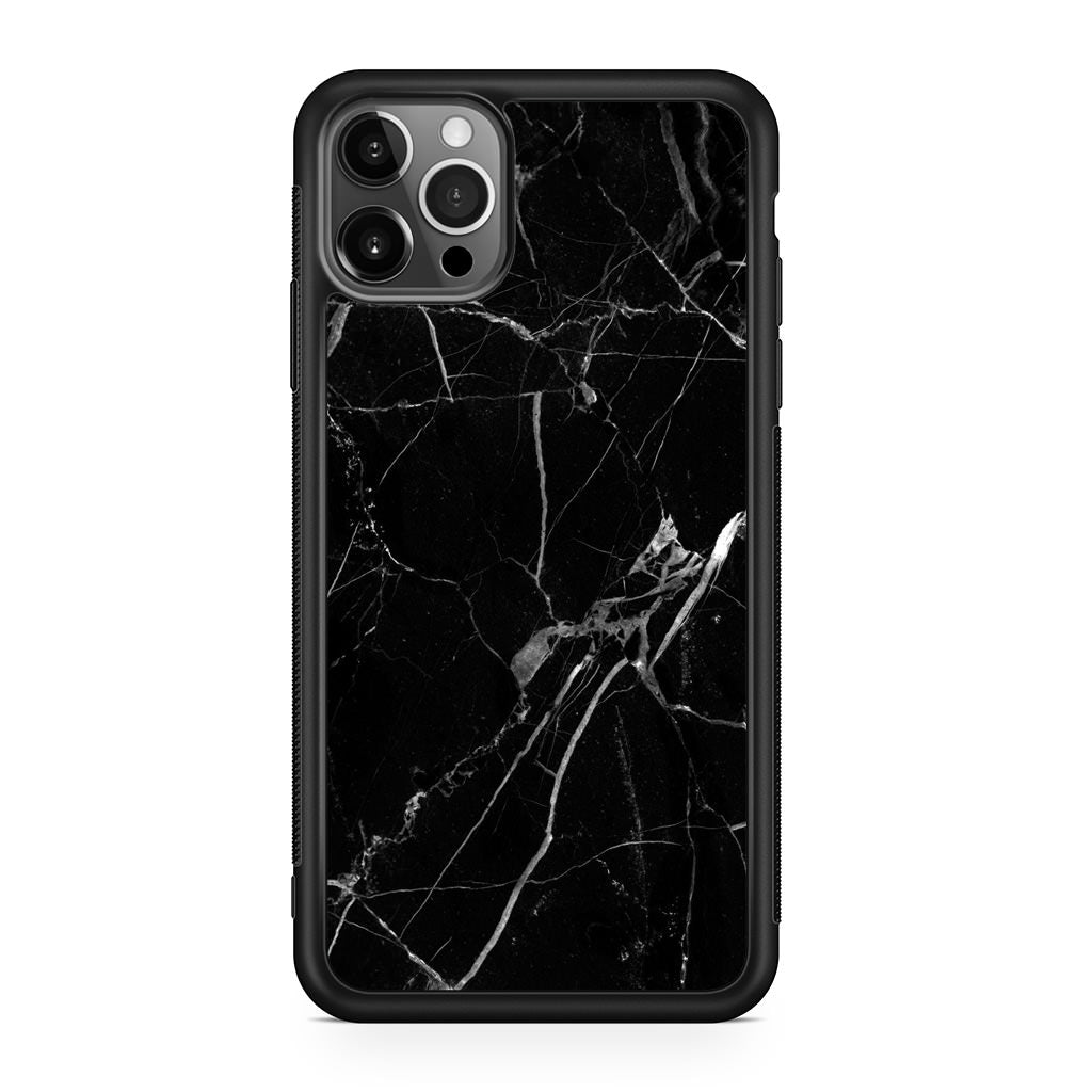 Black Marble iPhone 12 Pro Case