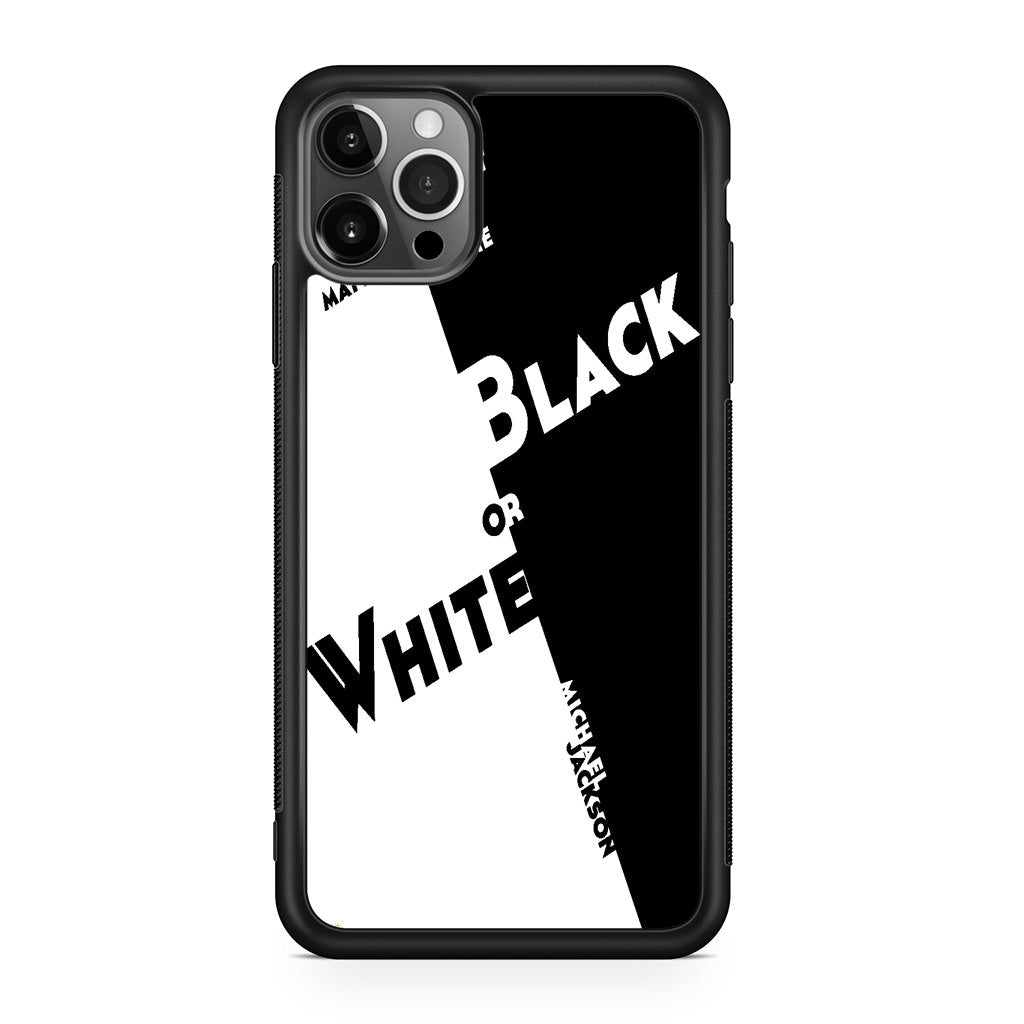 Black Or White Michael Jackson iPhone 12 Pro Max Case