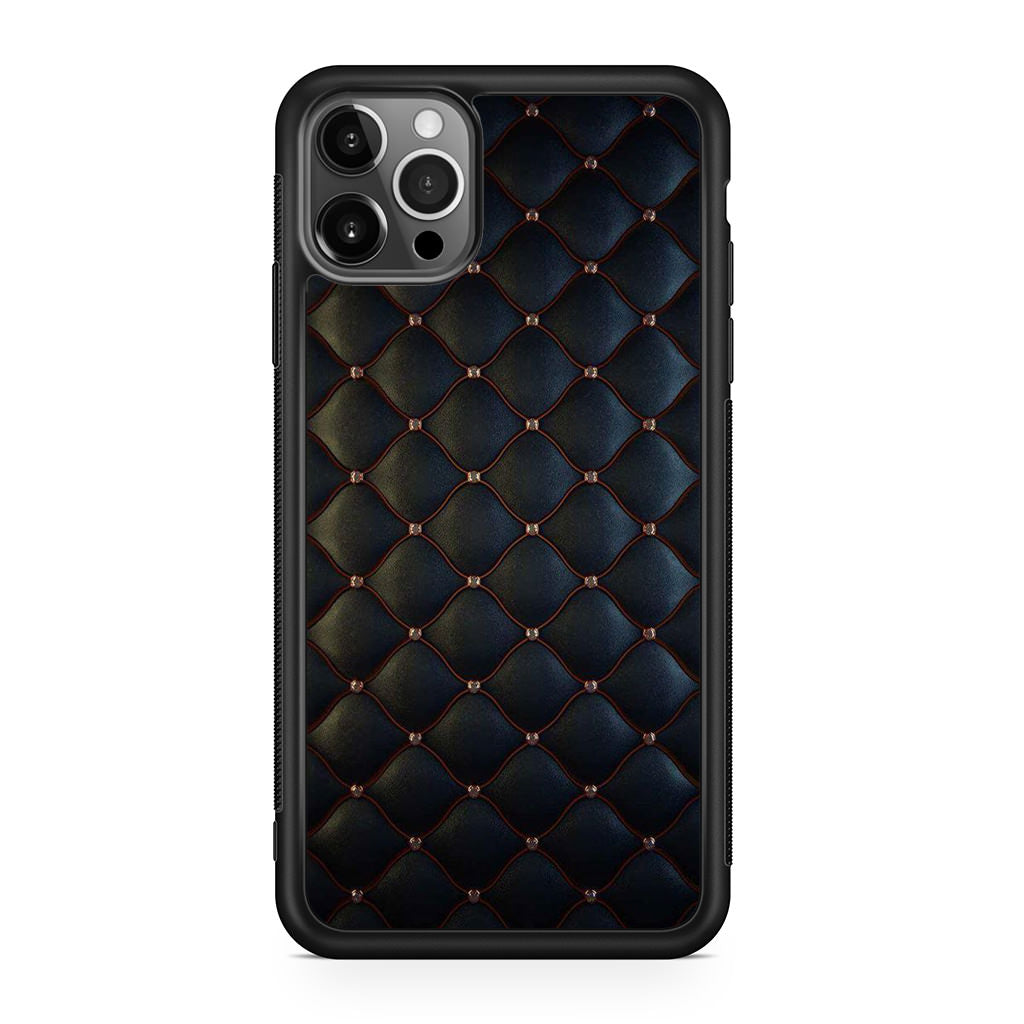 Black Royal Pattern iPhone 12 Pro Case