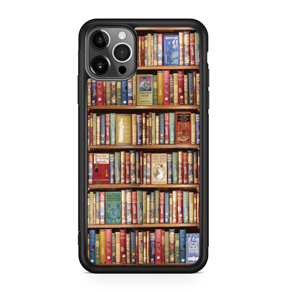 Bookshelf Library iPhone 12 Pro Case