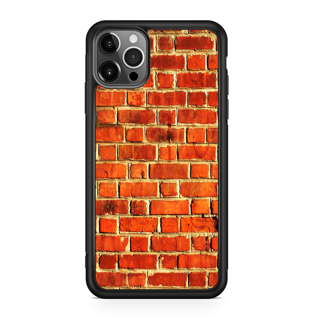 Brick Wall Pattern iPhone 12 Pro Case