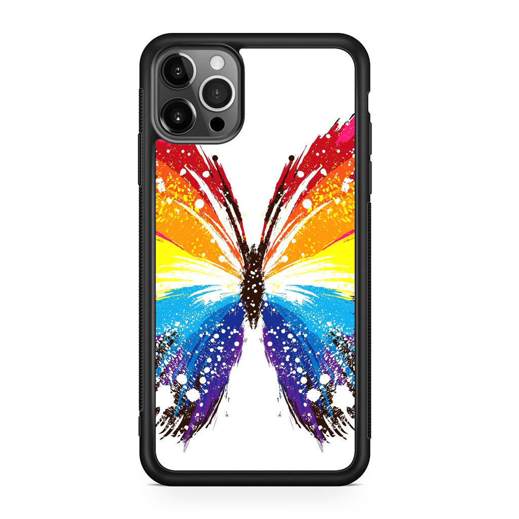 Butterfly Abstract Colorful iPhone 12 Pro Case