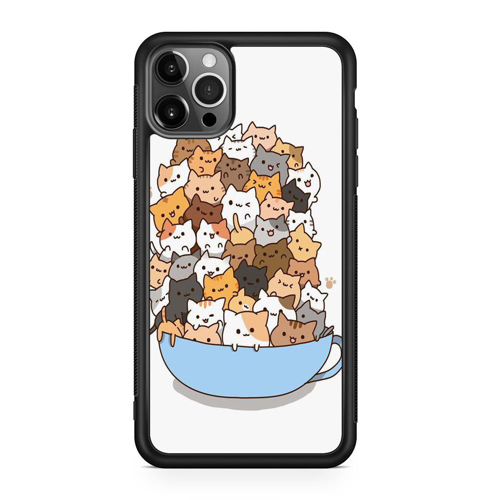 Cats on A Bowl iPhone 12 Pro Case