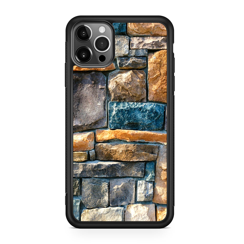 Colored Stone Piles iPhone 12 Pro Case