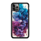 Colorful Dust Art on White iPhone 12 Pro Max Case