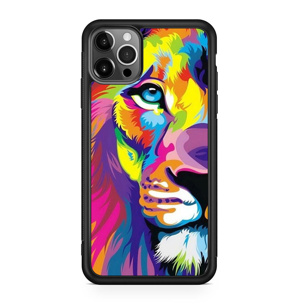 Colorful Lion iPhone 12 Pro Case