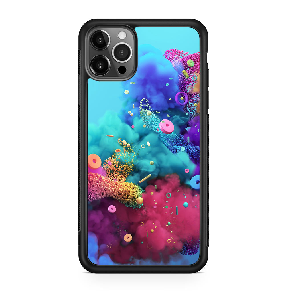 Colorful Smoke Boom iPhone 12 Pro Max Case