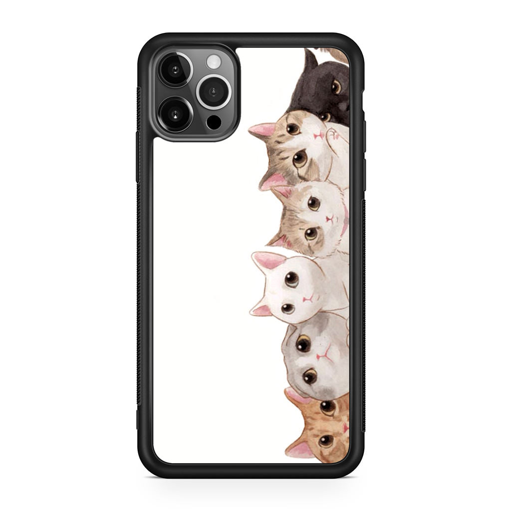 Cute Cats Vertical iPhone 12 Pro Max Case