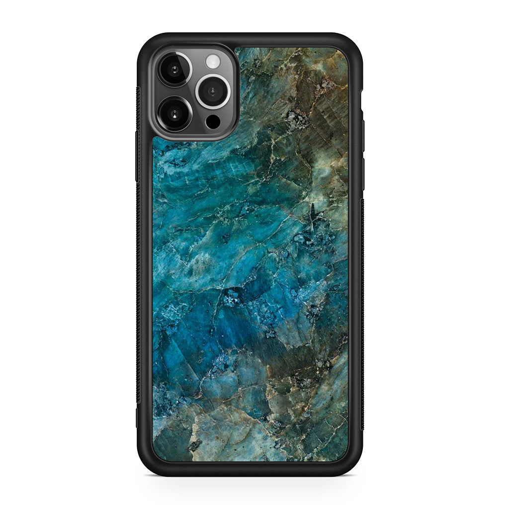Deep Ocean Marble iPhone 12 Pro Case
