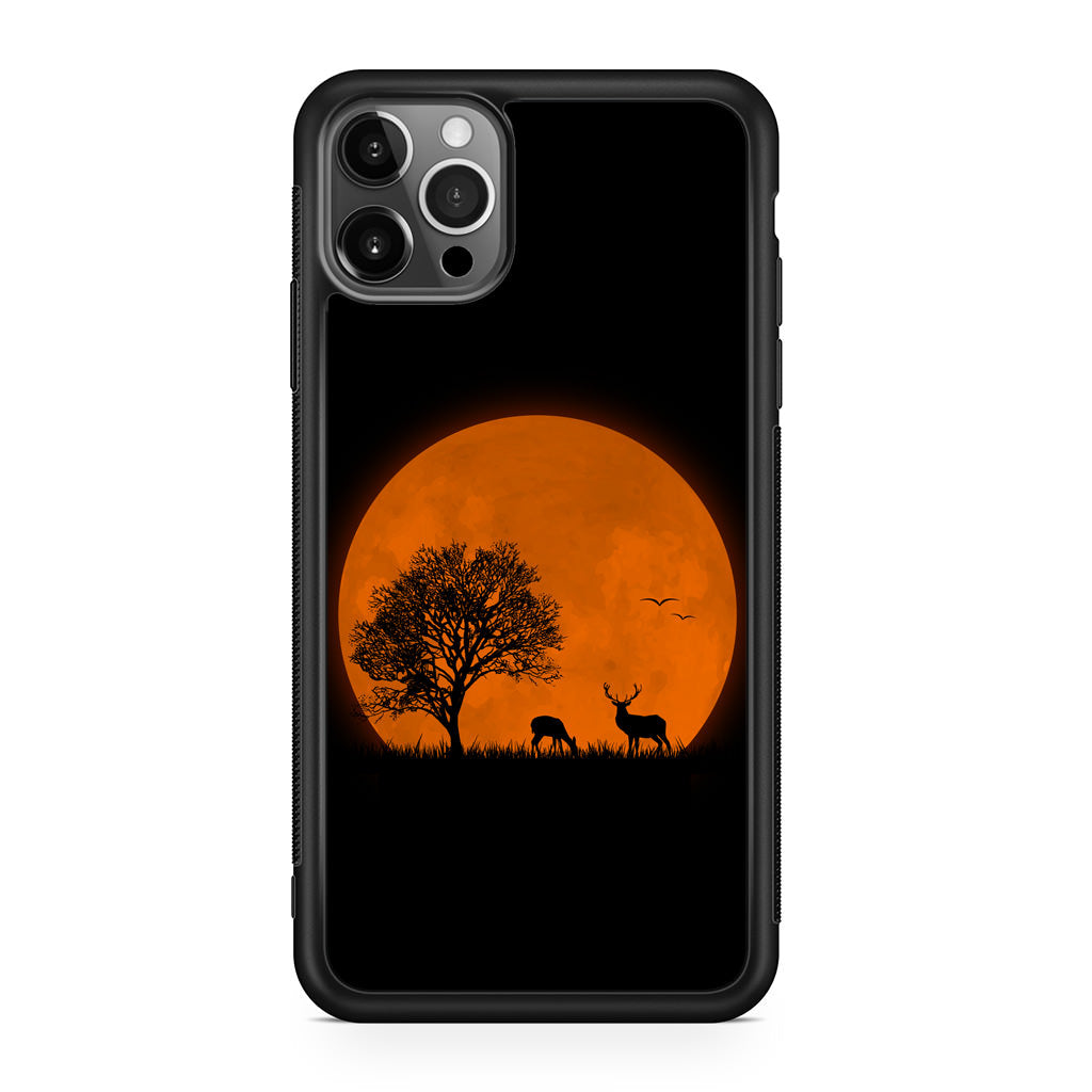 Deer Silhouette iPhone 12 Pro Case
