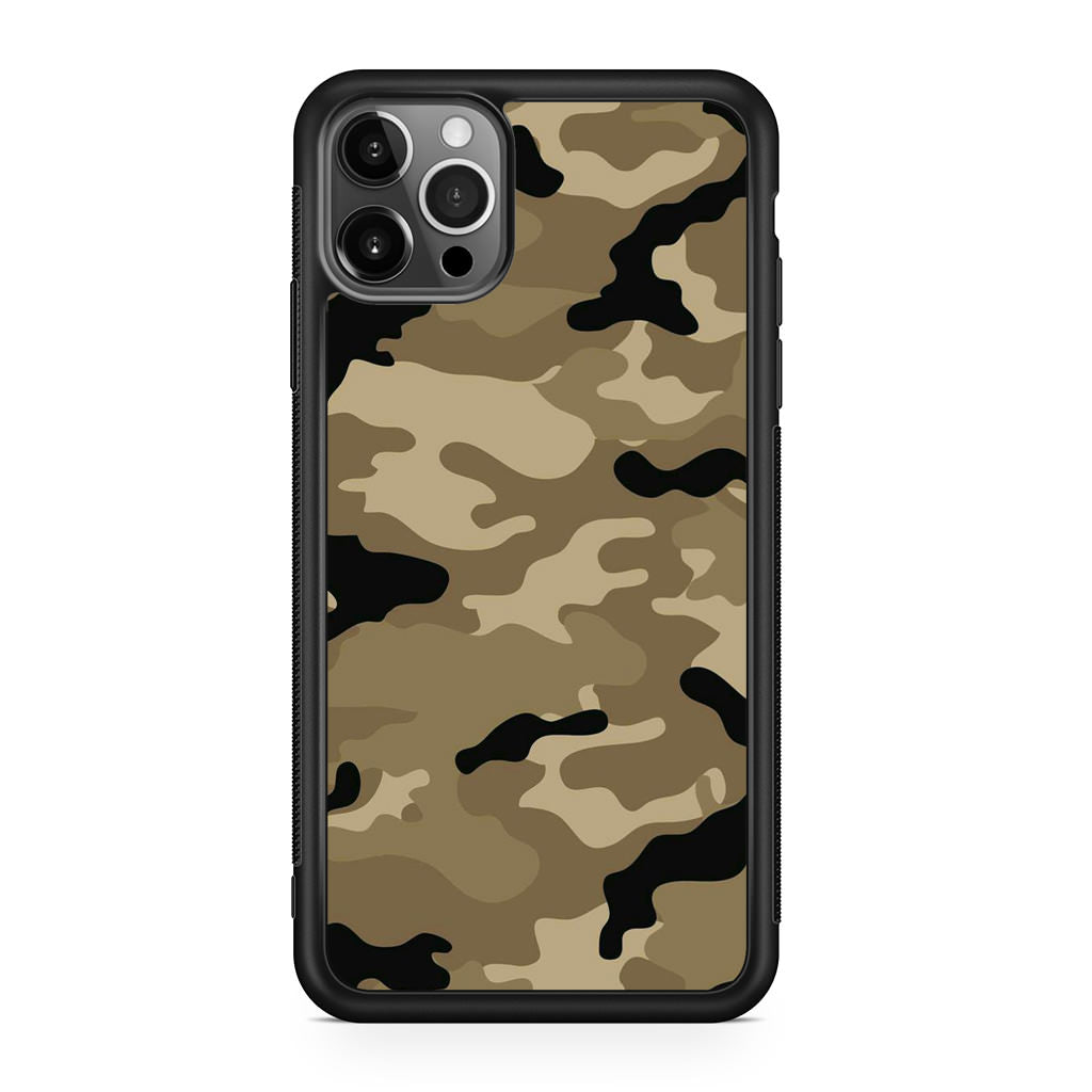 Desert Military Camo iPhone 12 Pro Case