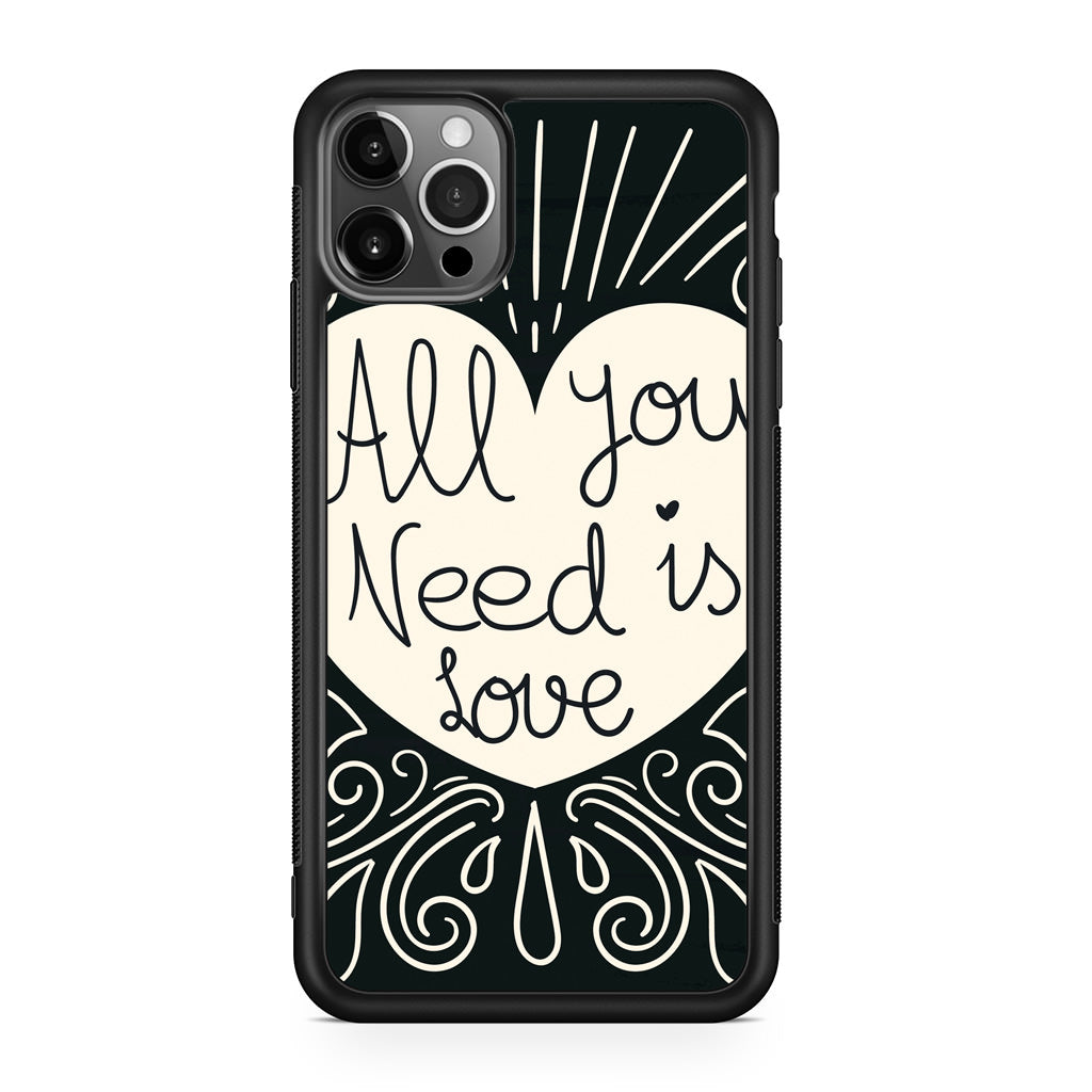 Drawn Love iPhone 12 Pro Case