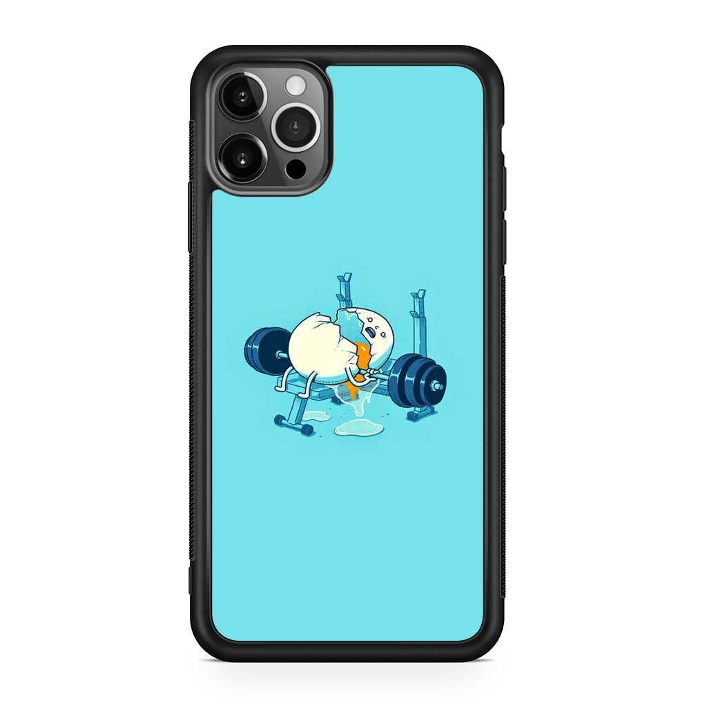 Egg Accident Workout iPhone 12 Pro Max Case