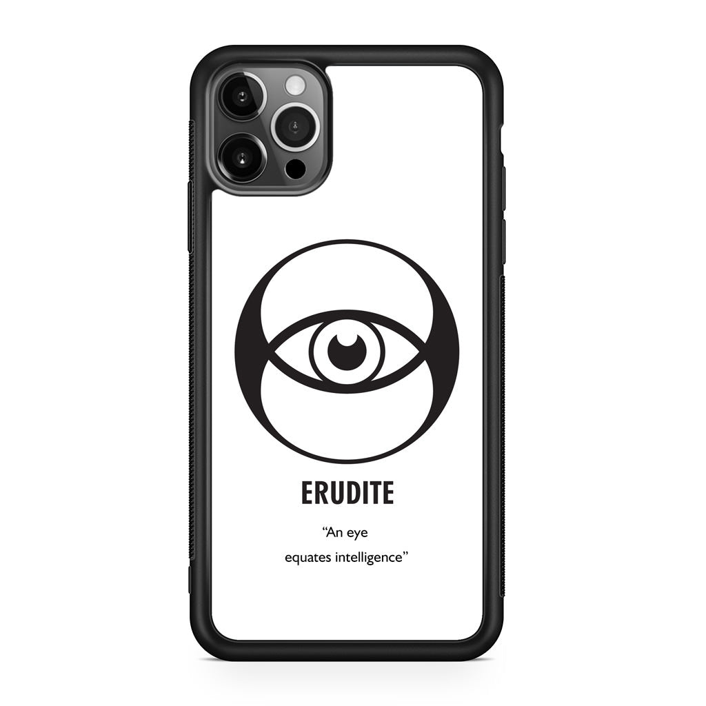 Erudite Divergent Faction iPhone 12 Pro Case