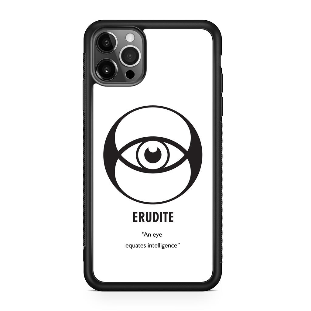 Erudite Divergent Faction iPhone 12 Pro Max Case