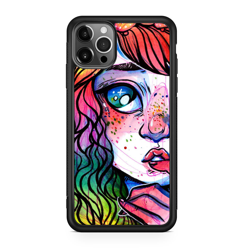 Eyes And Braids iPhone 12 Pro Case