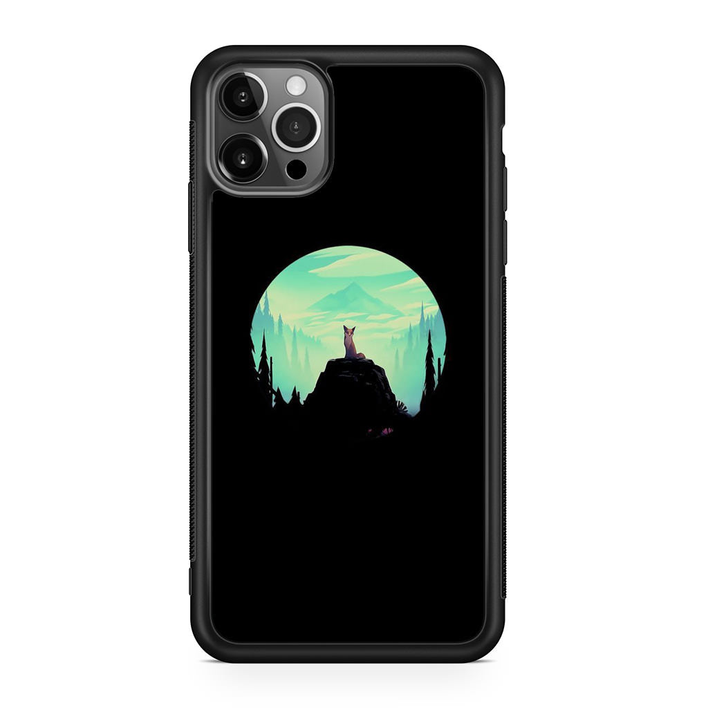 Fox on the Rock iPhone 12 Pro Case