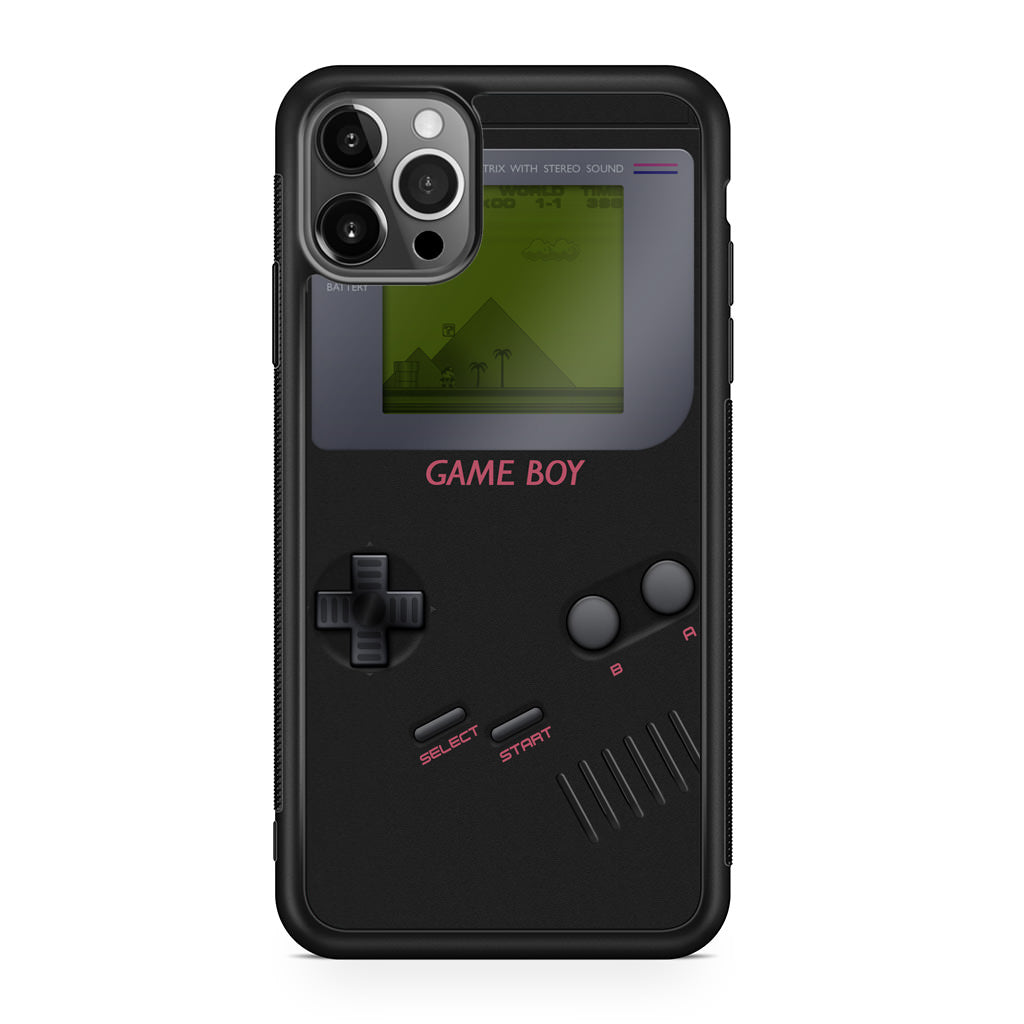 Game Boy Black Model iPhone 12 Pro Case