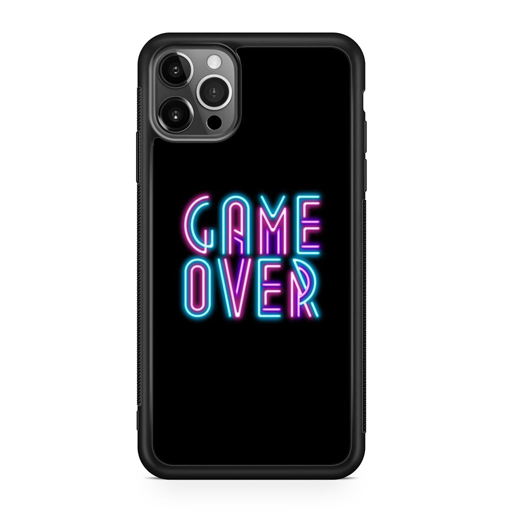 Game Over Neon iPhone 12 Pro Case