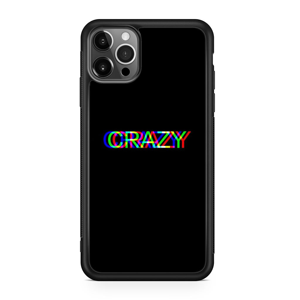 Glitch Crazy iPhone 12 Pro Case