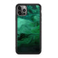 Green Abstract Art iPhone 12 Pro Case