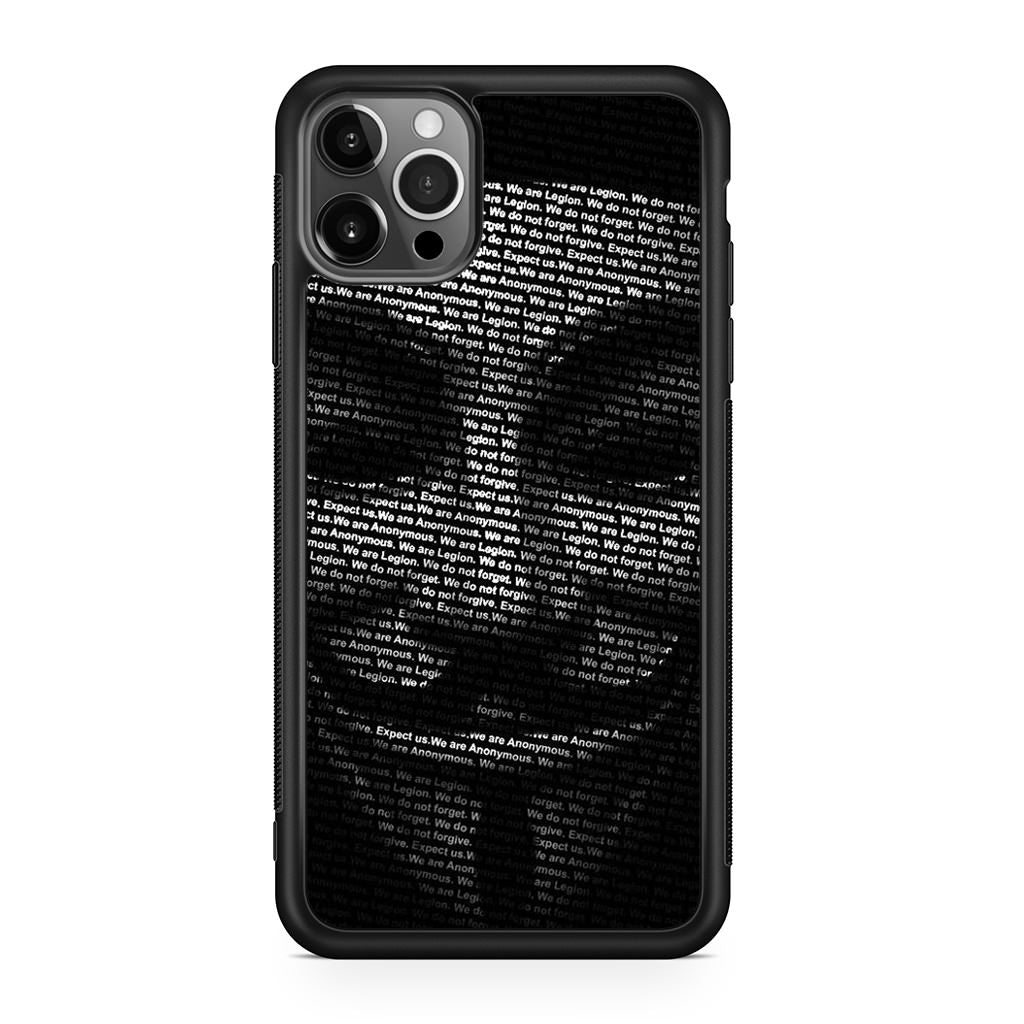 Guy Fawkes Mask Anonymous iPhone 12 Pro Max Case