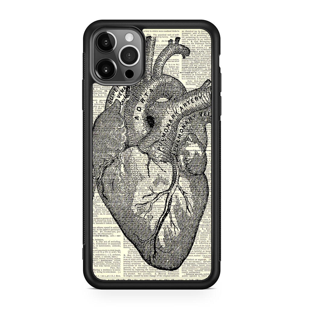 Heart Book Art iPhone 12 Pro Case