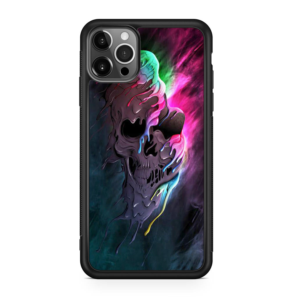 Melted Skull iPhone 12 Pro Case